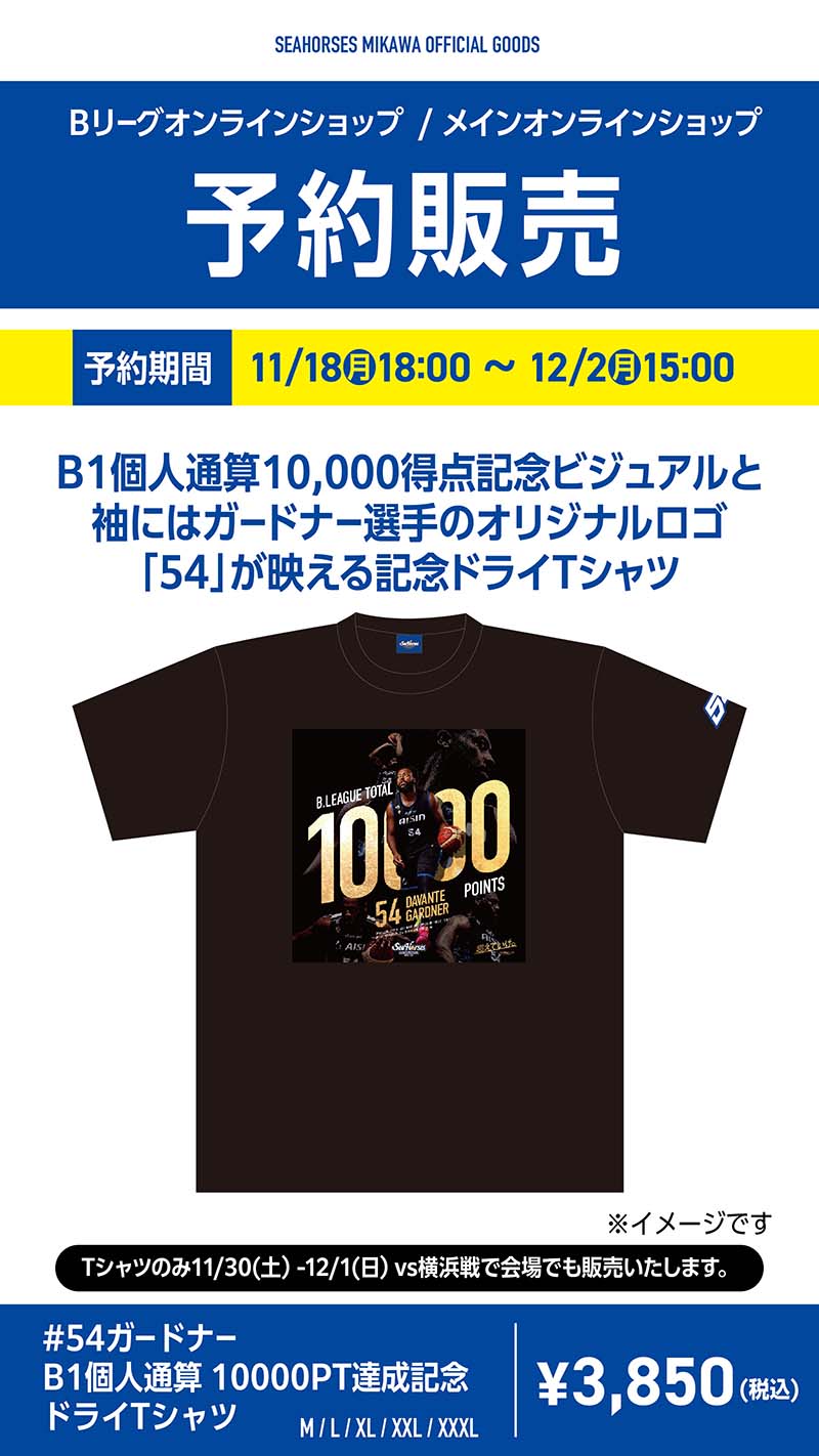 10000PT達成記念ドライTシャツ