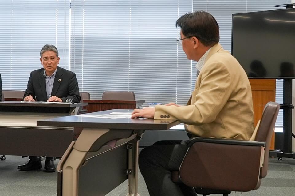 岡崎市長表敬訪問
