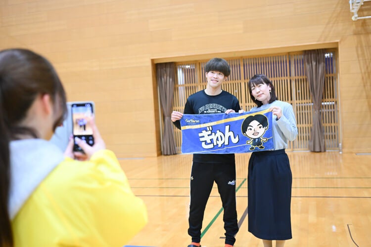 試合後イベント 撮影会