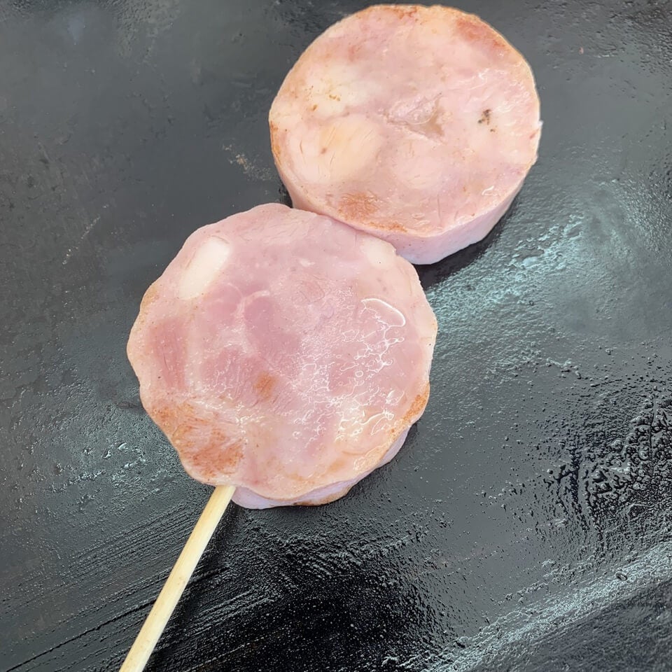 明宝ハム串焼き
