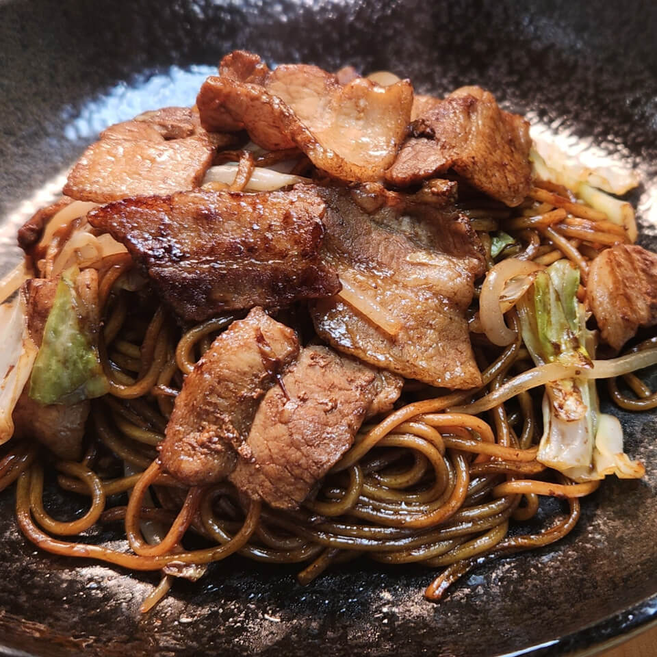 肉盛り焼きそば