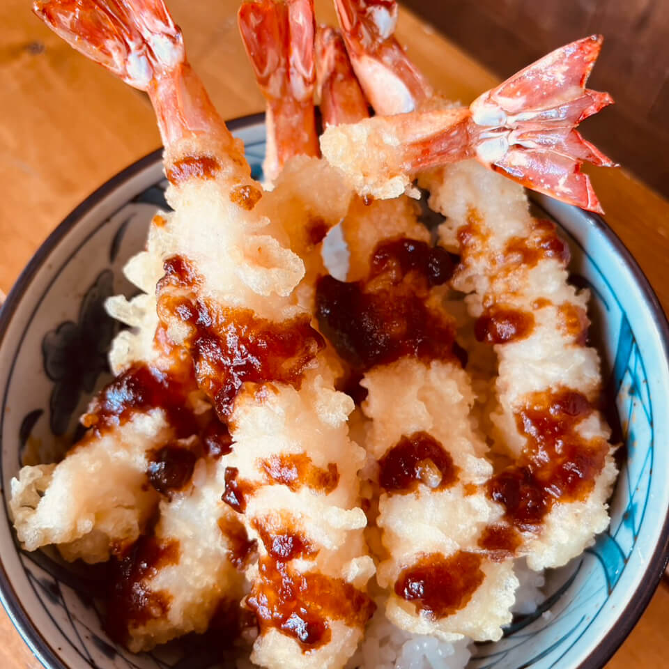 魚屋の海老天丼
