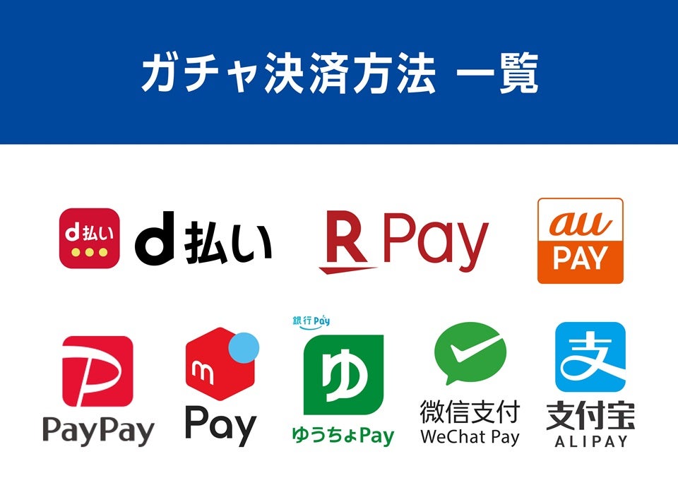 決済方法一覧