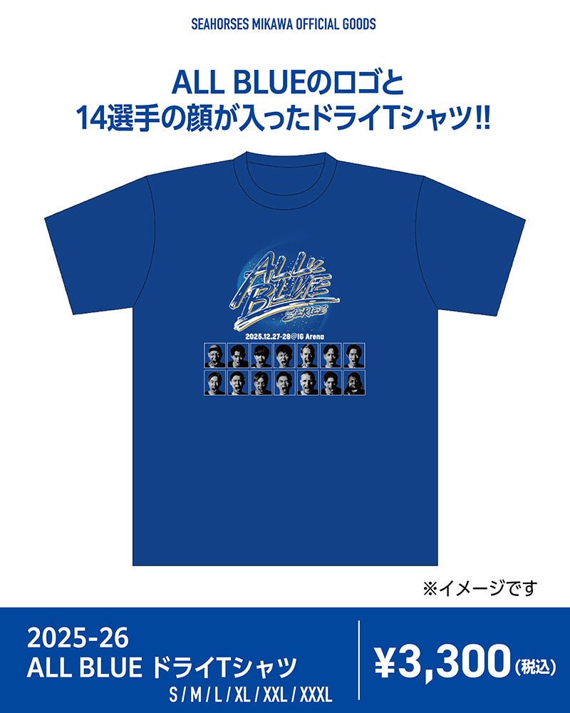 2025-26 ALL BLUE ドライTシャツ