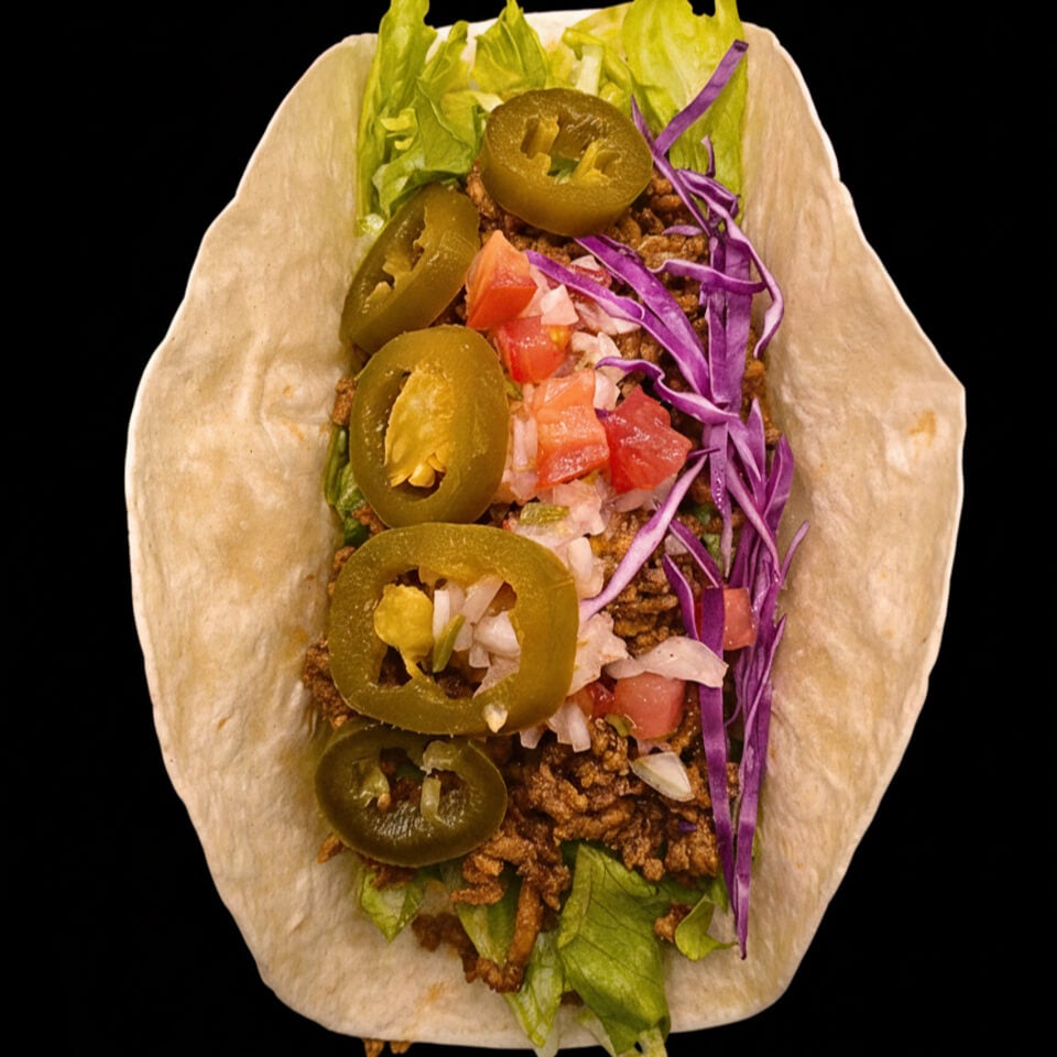 旨辛ハラペーニョタコミートタコス