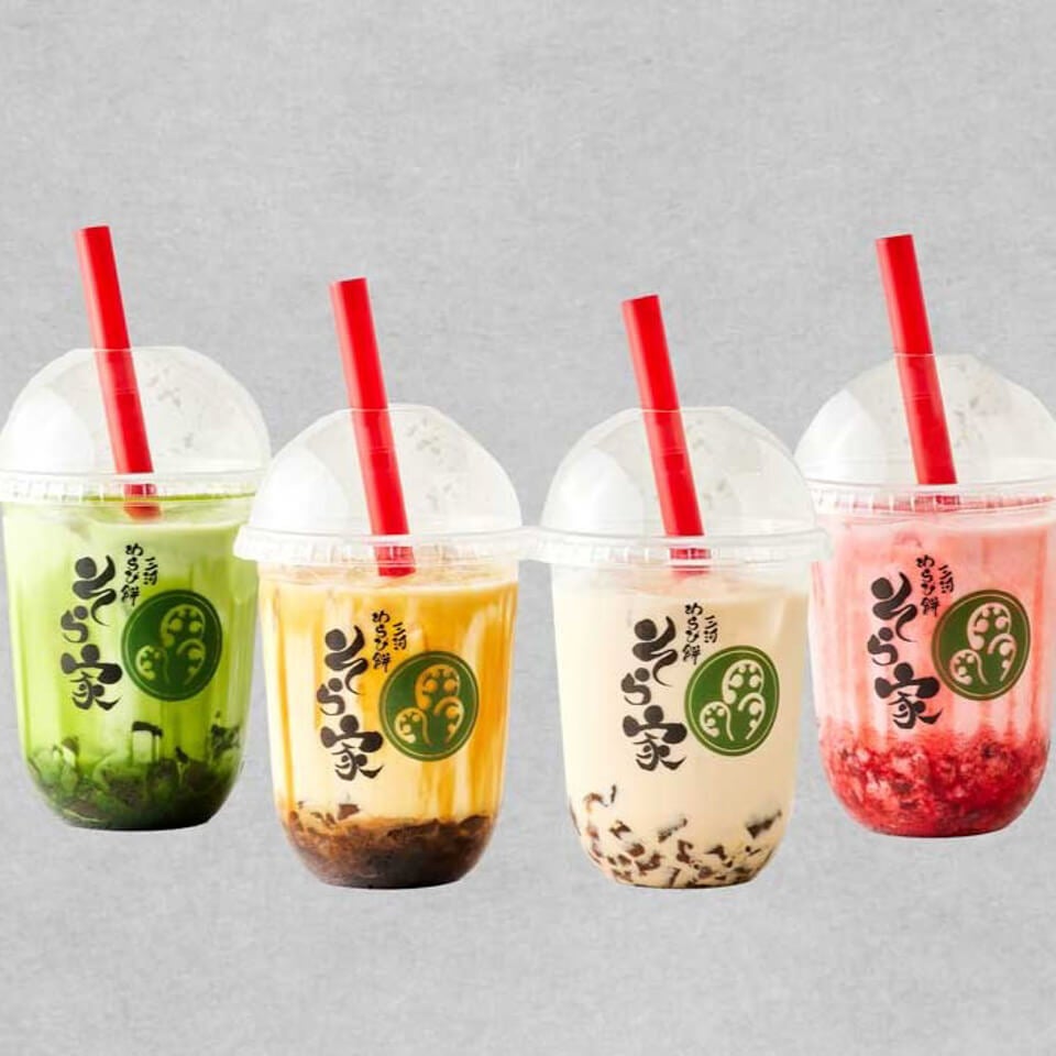 黒糖わらび餅ドリンク