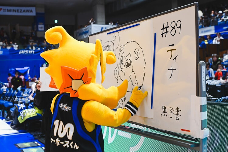 シーホースくんのライブペイント