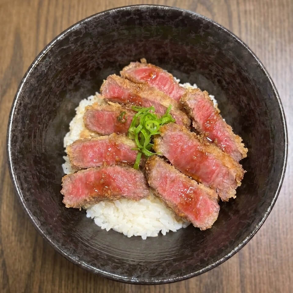 牛カツ丼