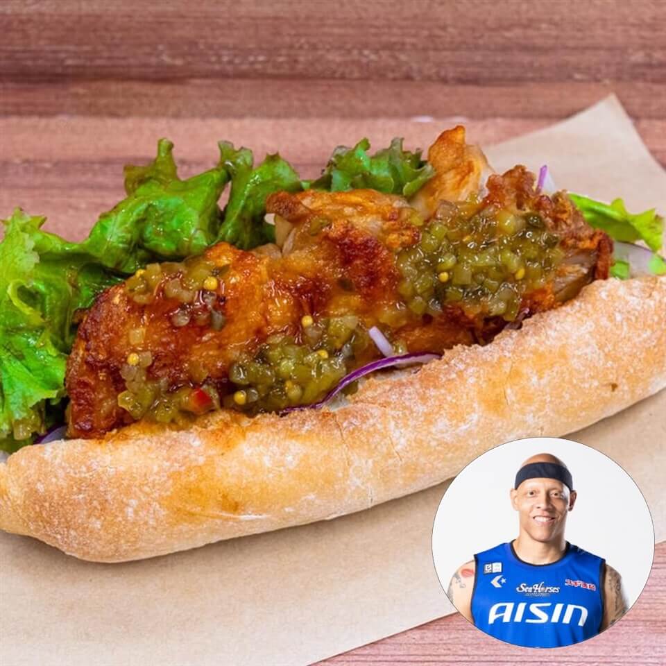 ＃1トーマス・ケネディ選手「スパイシーグリルチキンDog」